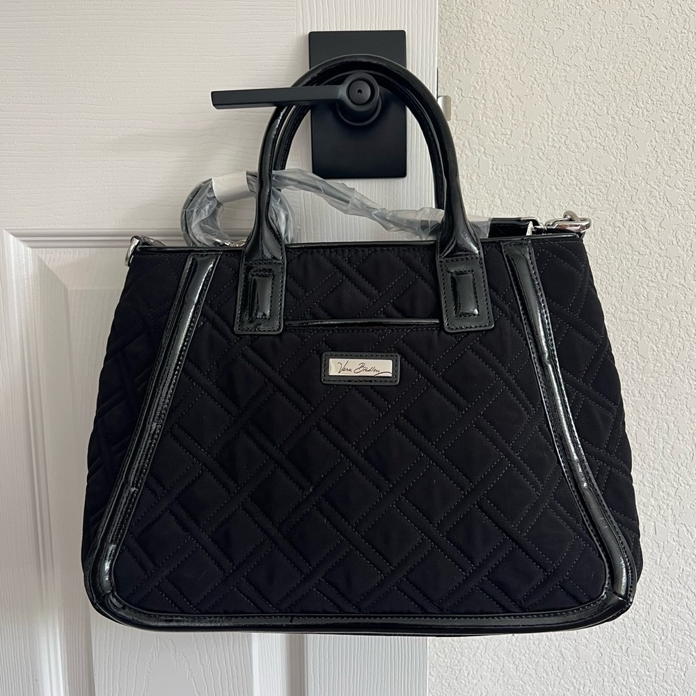 Vera Bradley Black Quilted Handbag